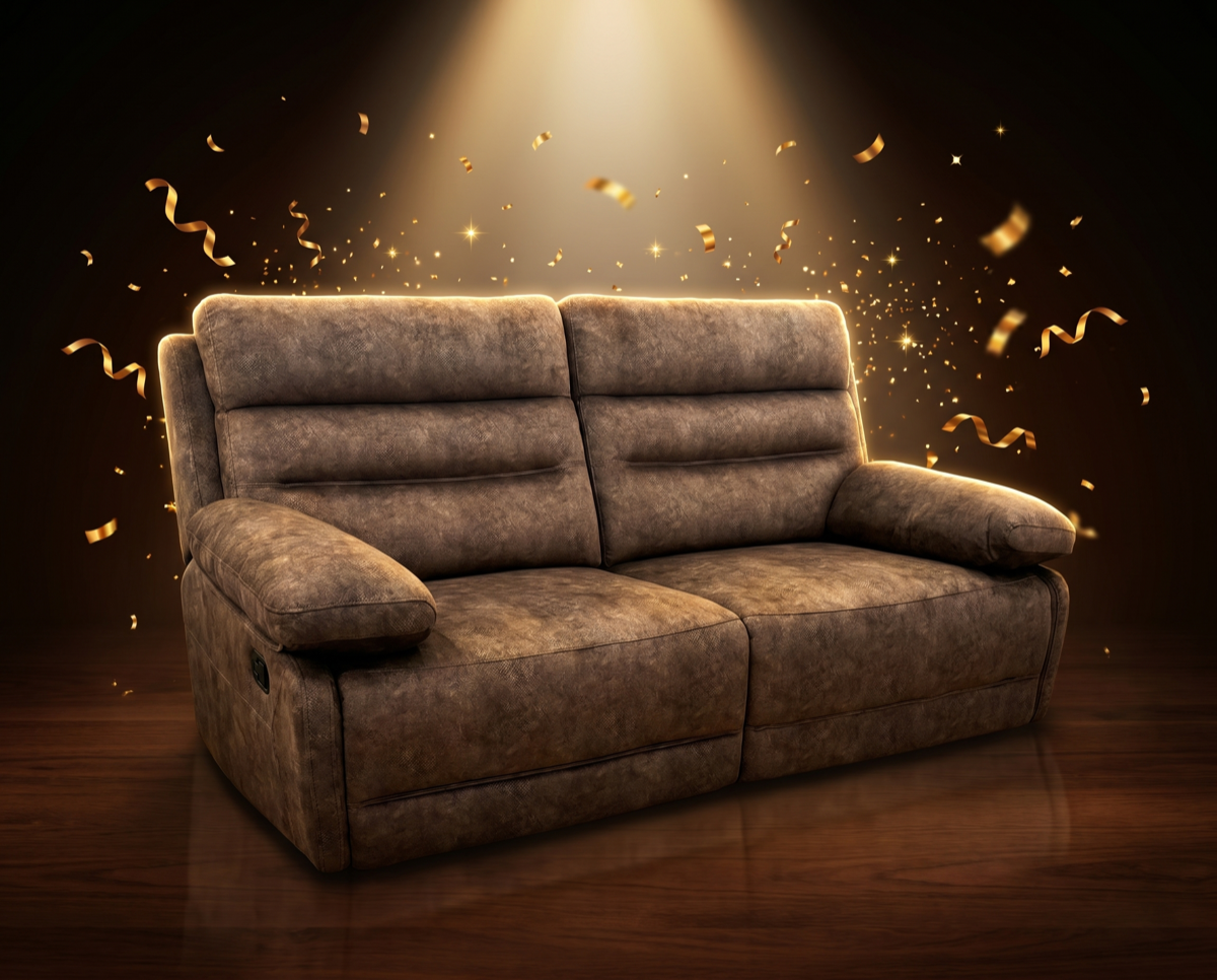 X'Clusive Home recliner sofa, event price from $499